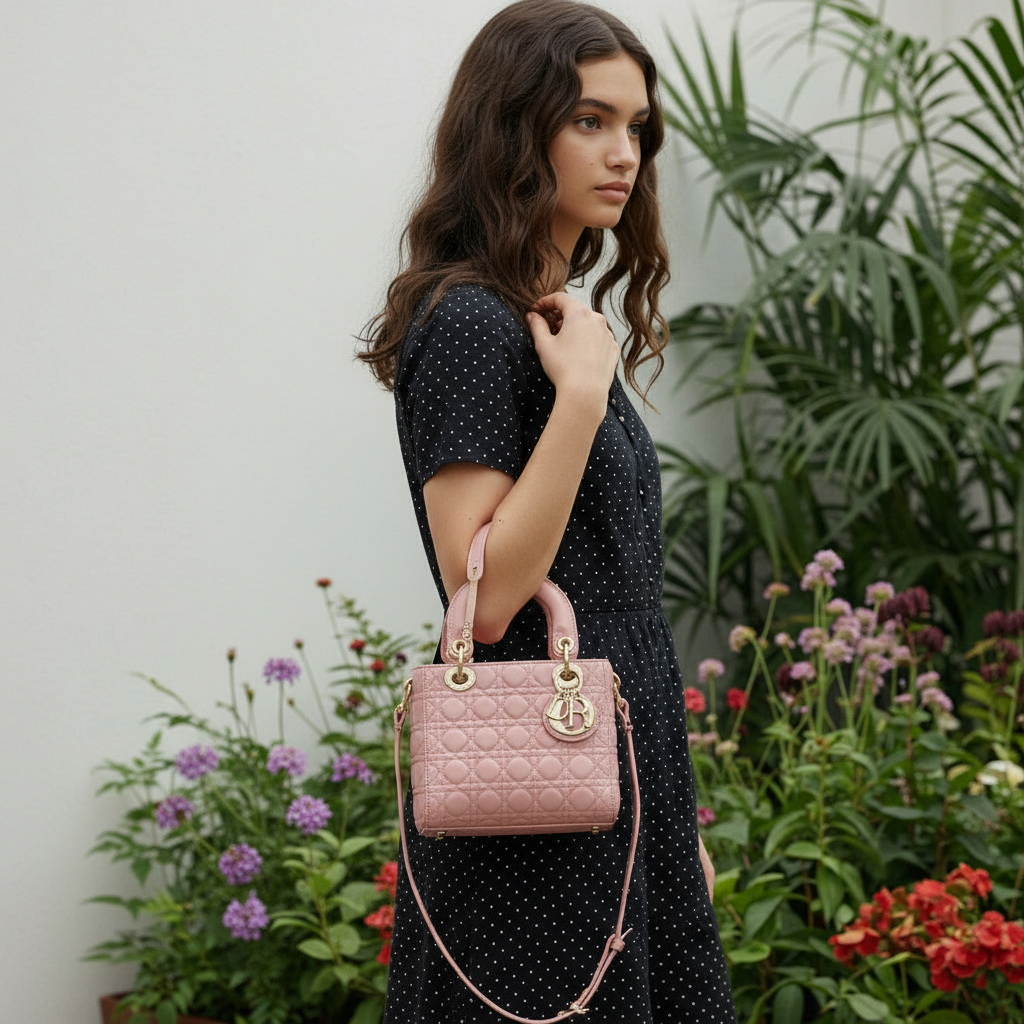 "Quilted Mini Handbag with Gold Hardware – 10 Elegant Colors | Mini Handbag & Top Handle Style"