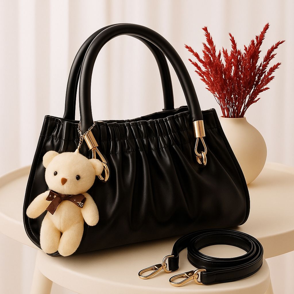 black hand bag