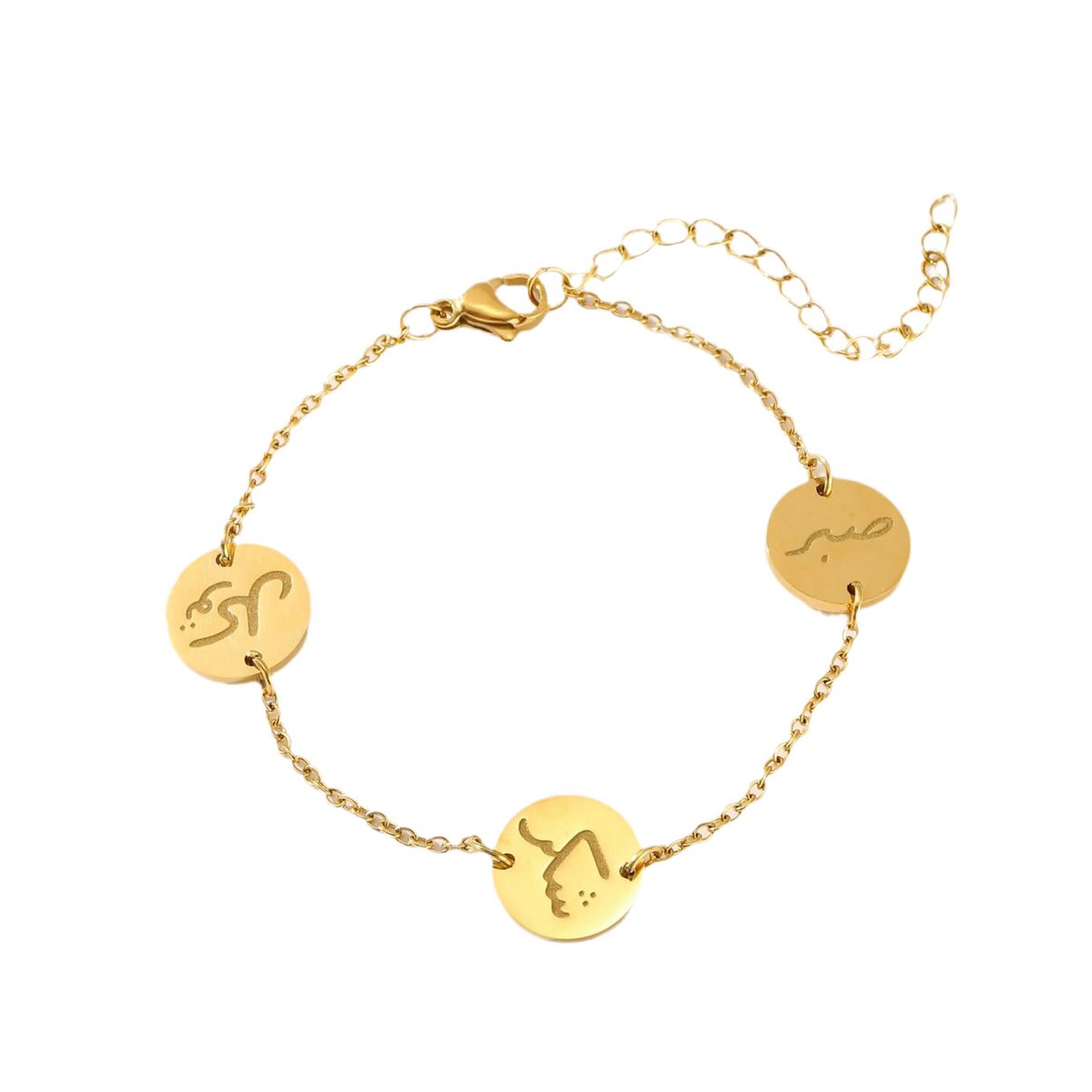 Waterproof Islamic jewelry with Arabic engravings