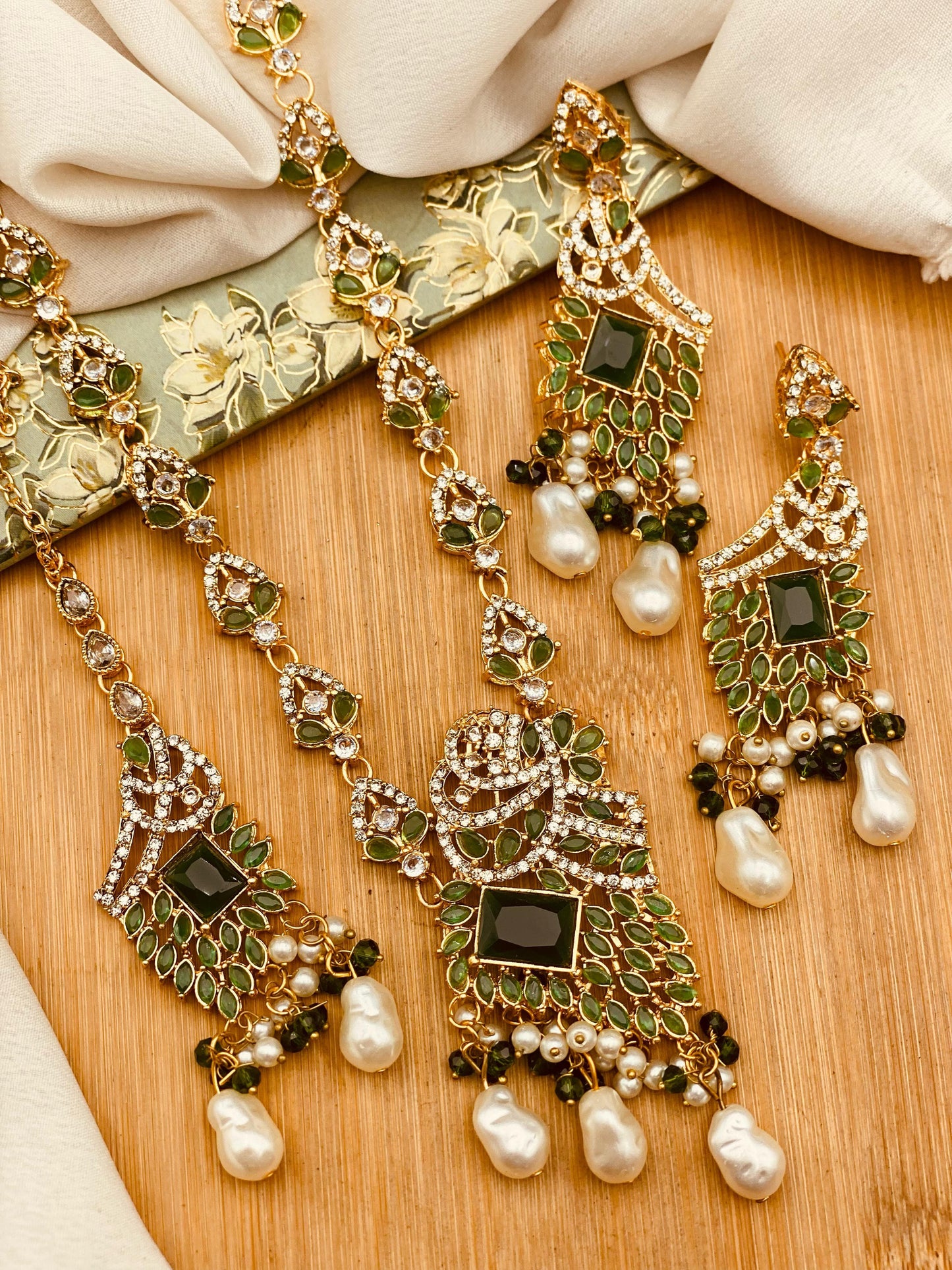 Wedding Special Necklace Set –  with Stones & Pearls | 7 Bridal Variants | Traditional Indian Jewelry Set
