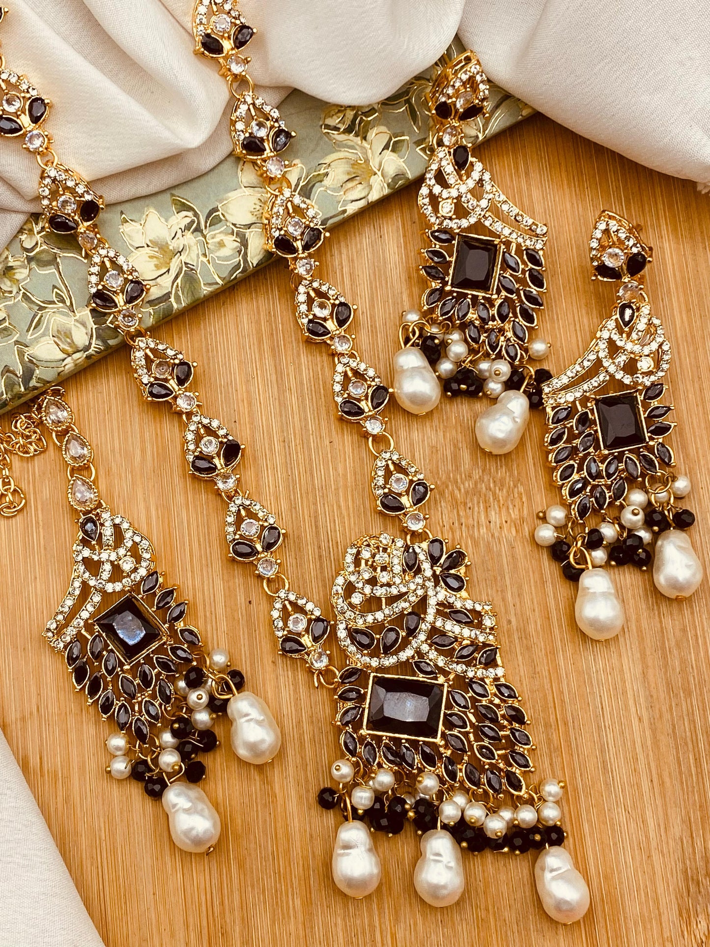 Wedding Special Necklace Set –  with Stones & Pearls | 7 Bridal Variants | Traditional Indian Jewelry Set